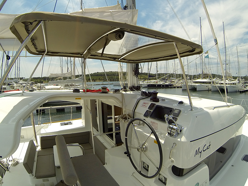 My cat charter yacht croatia